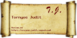 Tornyos Judit névjegykártya